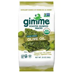 gimMe Roasted Extra Virgin Olive Oil Seaweed Snacks 0.35 oz