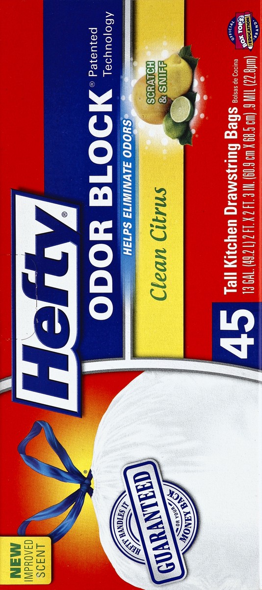 slide 4 of 5, Hefty Tall Kitchen Bags 45 ea, 45 ct