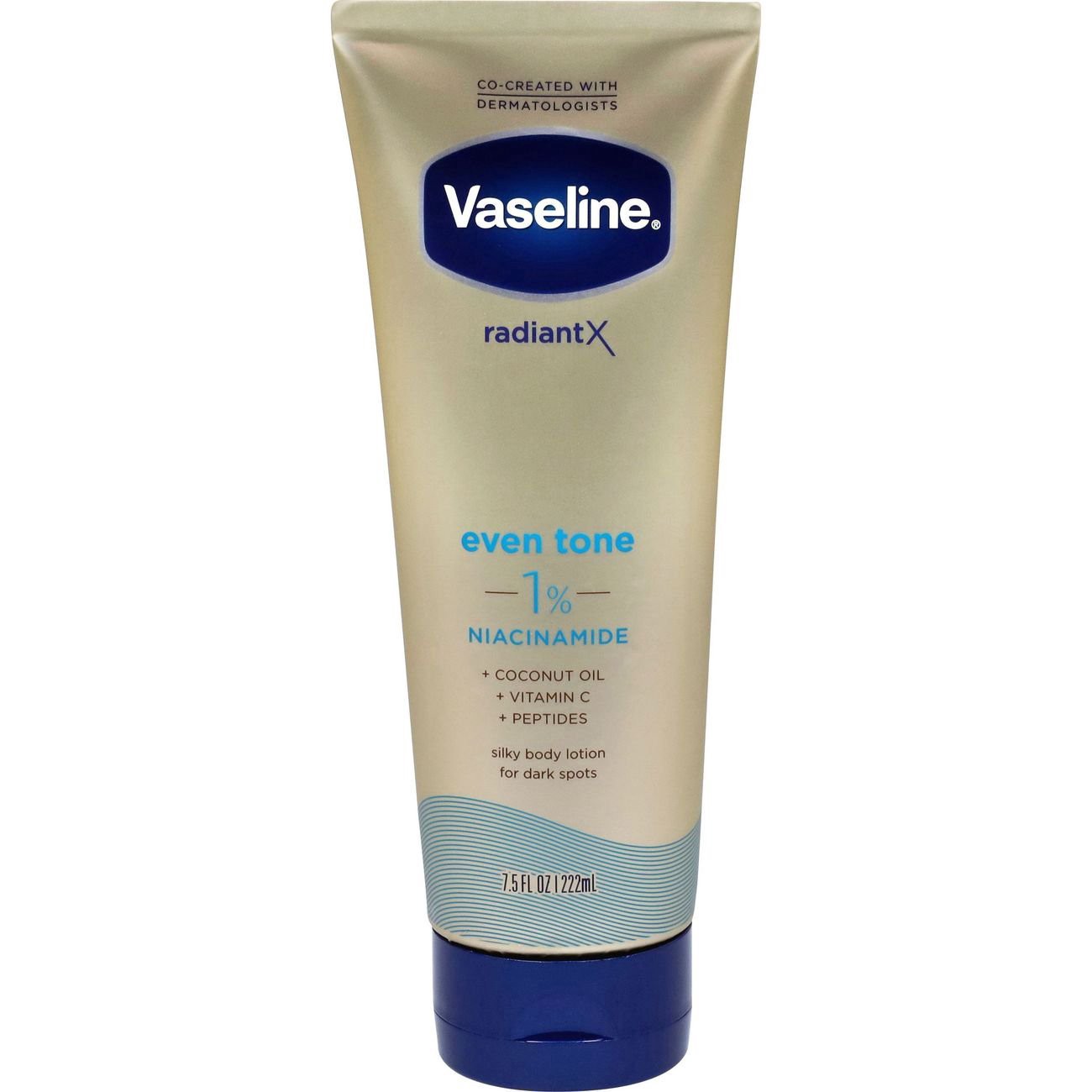 slide 1 of 1, Vaseline Radiant X Even Tone 1% Niacinamide Body Lotion 7.5 fl oz, 7.5 oz