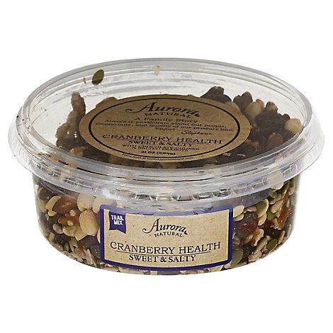 slide 1 of 1, Aurora Natural Sweet & Salty Cranberry Health Trail Mix 21 oz, 1 ct