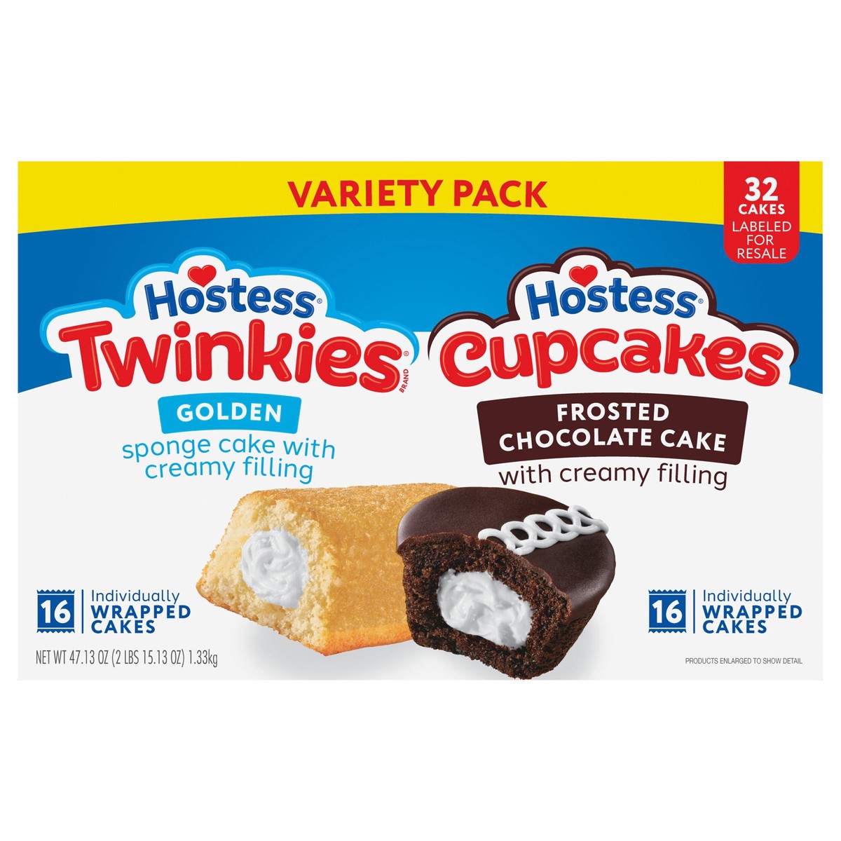 slide 1 of 14, Hostess Cupcakes Twinkies, 32 ct