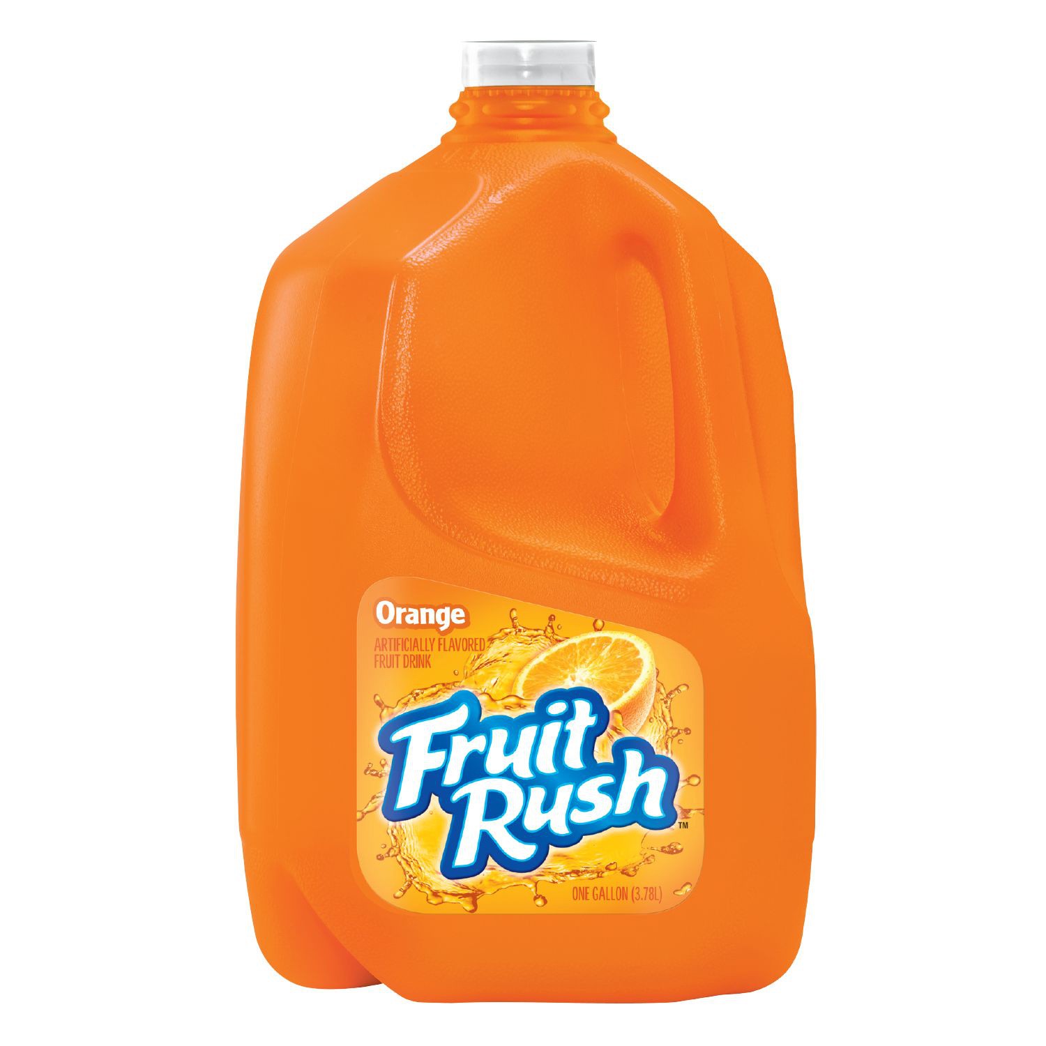 slide 1 of 5, Fruit Rush Fruit Orange Drink, 1 Gallon - 128 fl oz, 128 oz