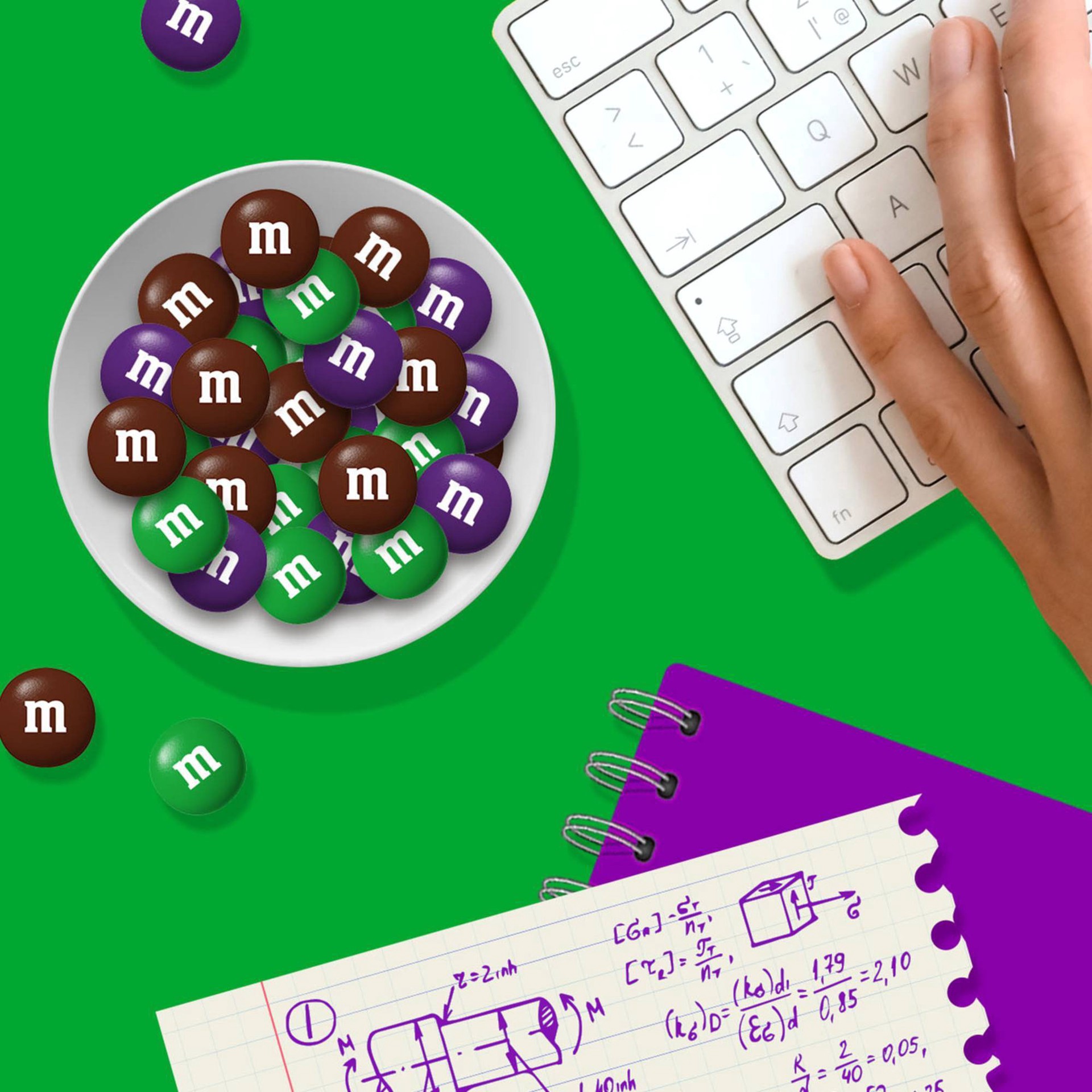 slide 2 of 8, M&M's Limited Edition Milk Chocolate Candy featuring Purple Candy, Share Size, 3.14 oz Bag, 3.14 oz