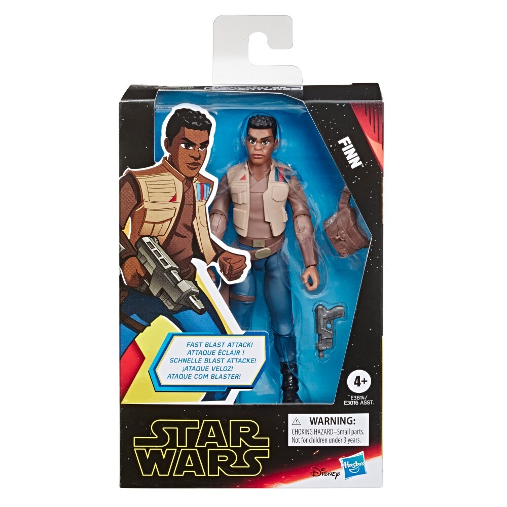 slide 1 of 1, Hasbro Star Wars Galaxy Of Adventures Finn Action Figure, 5 in