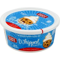 Giant Eagle Whipped Topping, Extra Creamy