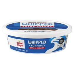 Giant Eagle Whipped Topping, Extra Creamy