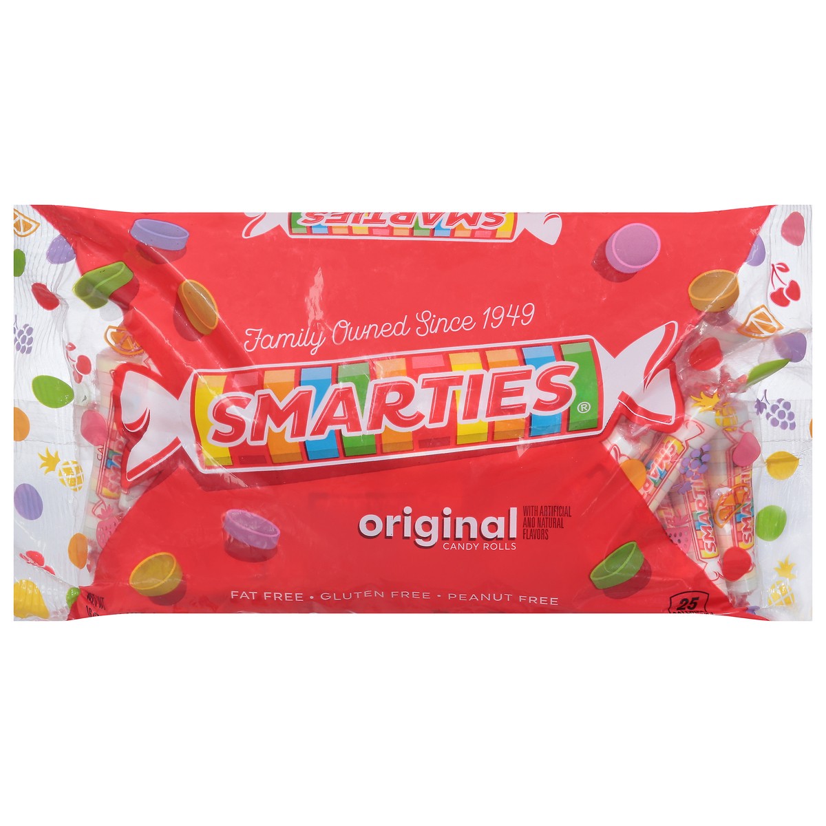 slide 1 of 1, Smarties Candy Rolls, 16 oz
