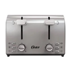 Oster 4-Slice Toaster Stainless Steel With Extra-Wide Slots Stainless Steel