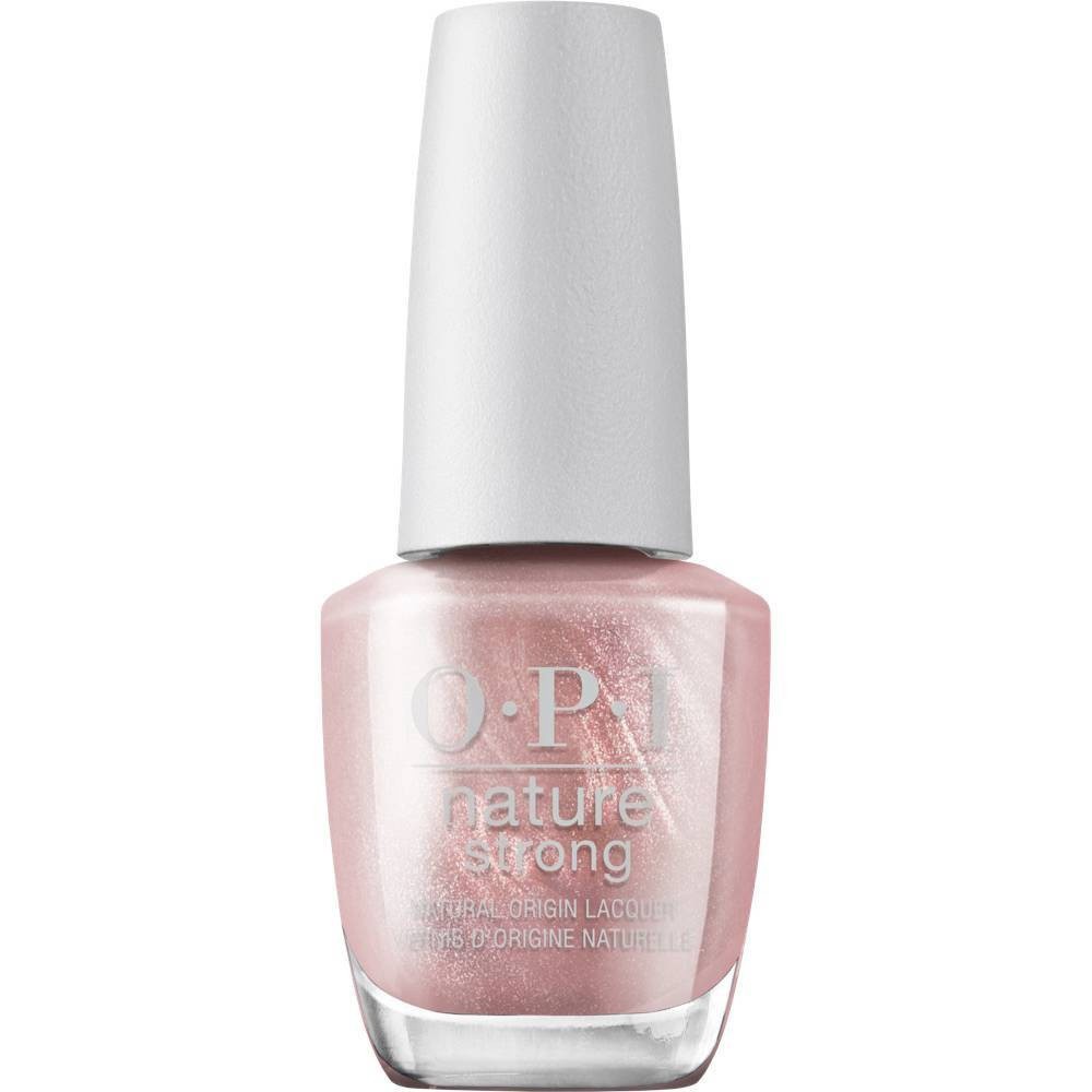 slide 1 of 4, OPI Nature Strong Nail Polish - Intentions Are Rose Gold - 0.5 fl oz, 0.5 fl oz