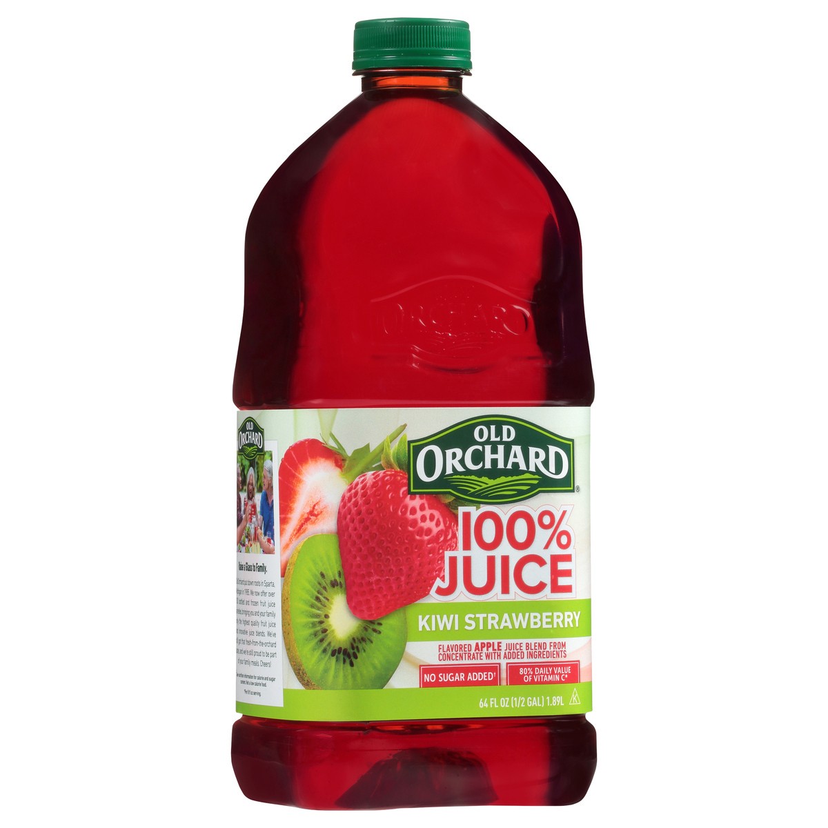 slide 5 of 9, Old Orchard Kiwi Strawberry Juice 100% - 64 fl oz, 64 fl oz