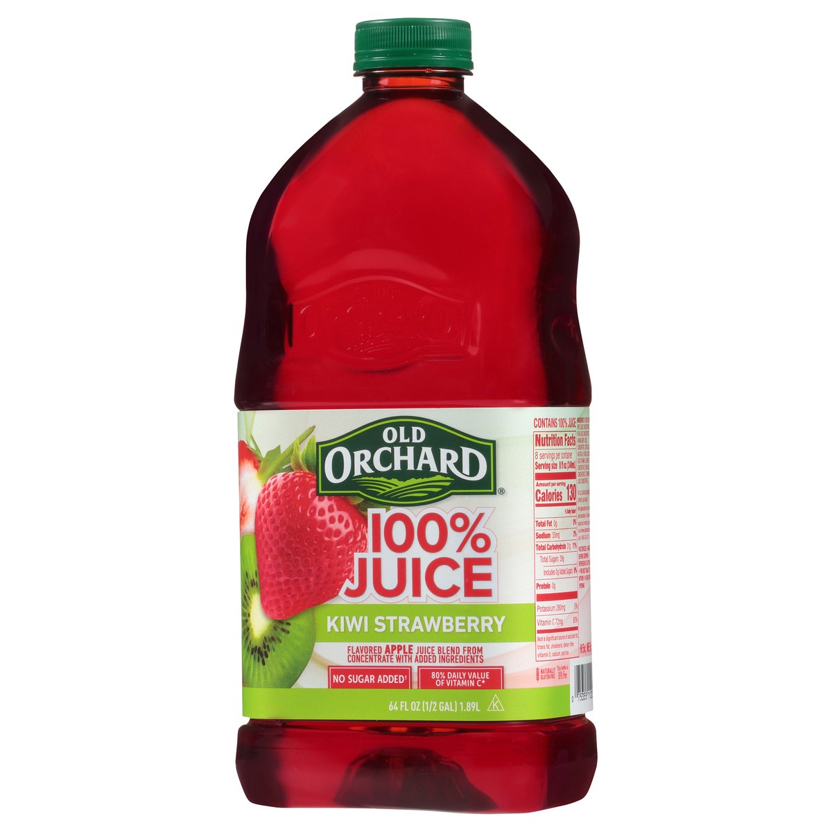 slide 9 of 9, Old Orchard Kiwi Strawberry Juice 100% - 64 fl oz, 64 fl oz