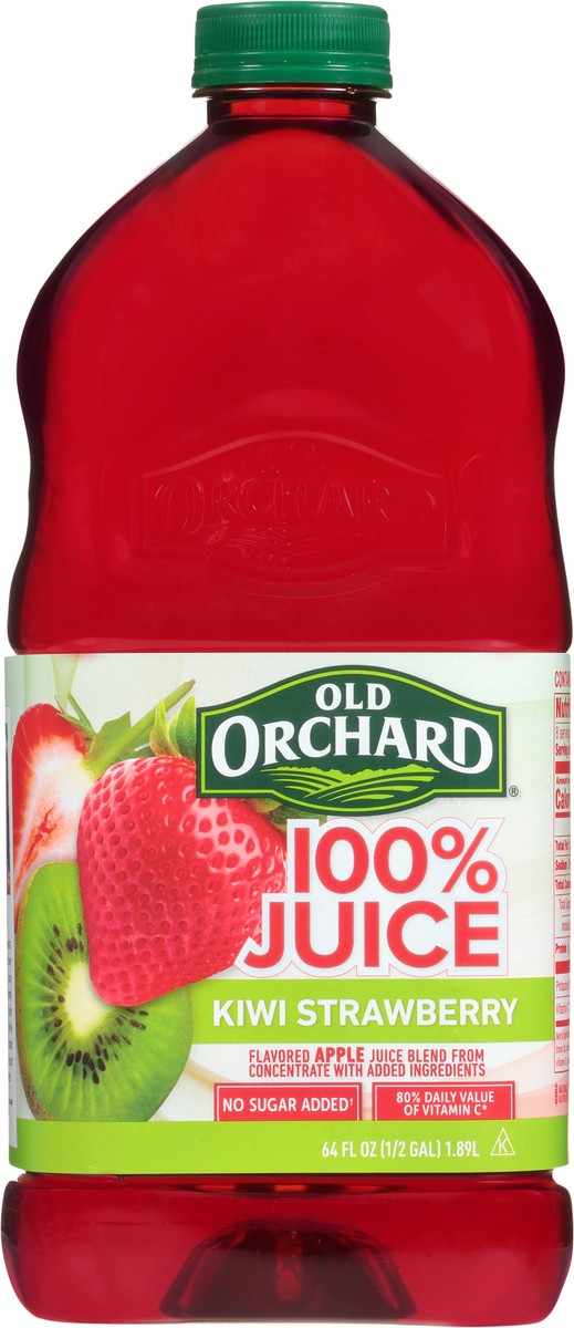 slide 3 of 9, Old Orchard Kiwi Strawberry Juice 100% - 64 fl oz, 64 fl oz