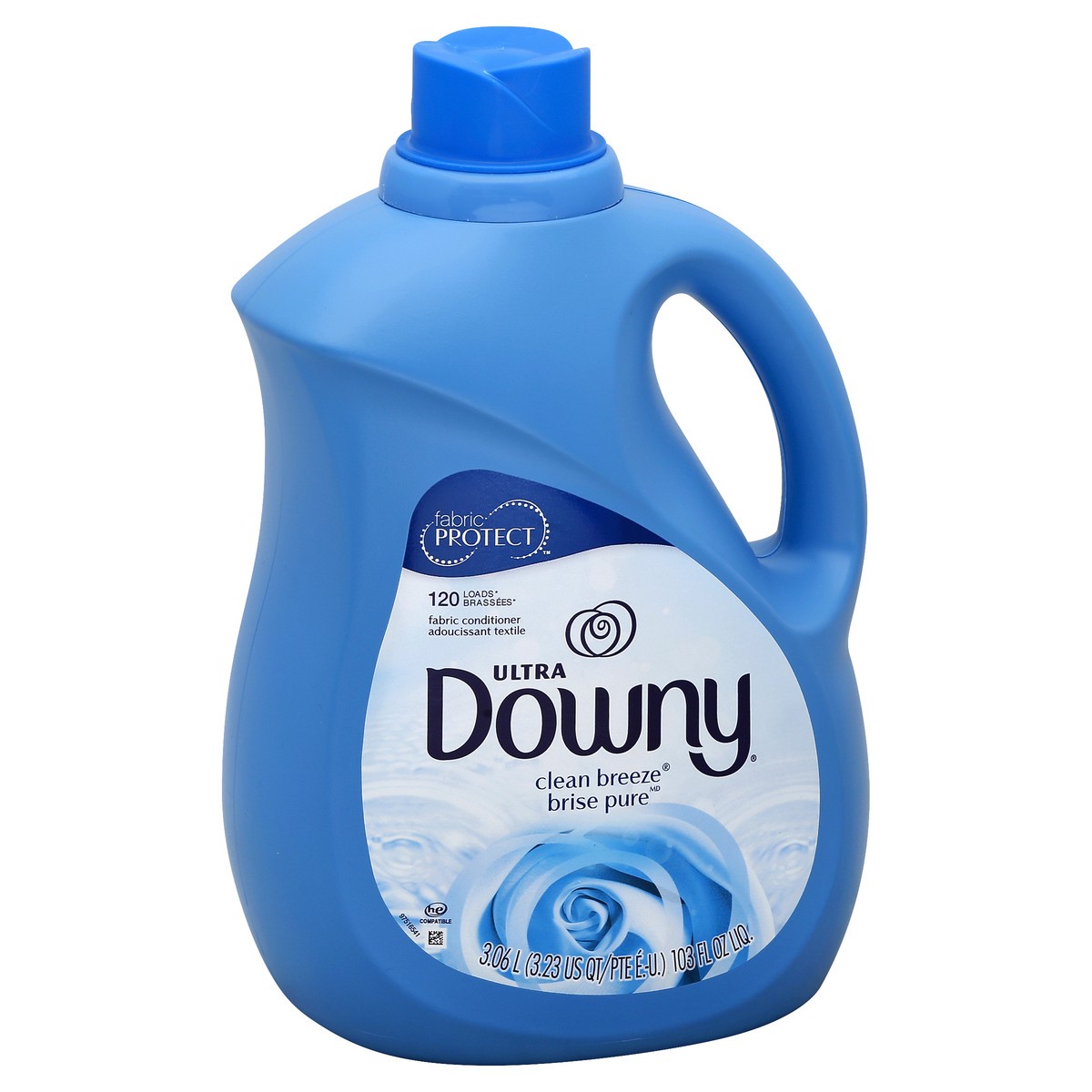 slide 1 of 2, Downy Ultra Fabric Softener Clean Breeze, 103 fl oz