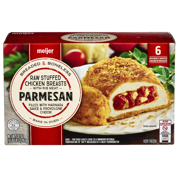 Meijer Raw Stuffed Chicken Breasts with Rib Meat, Parmesan 30 oz Shipt