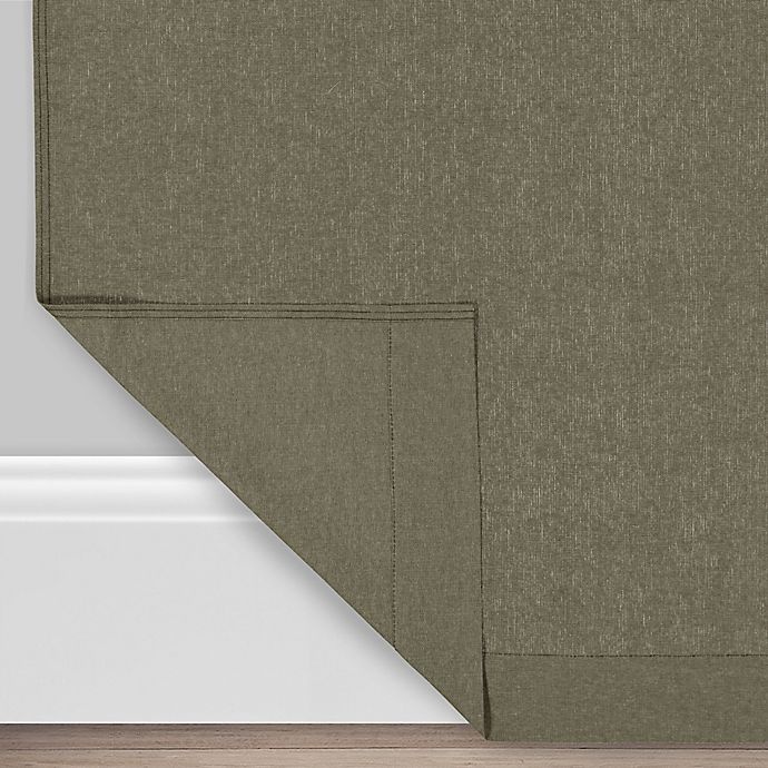 slide 3 of 4, Wamsutta Collective Windsor 108-Inch Contrast Stitch Window Curtain Panels - Olive, 2 ct