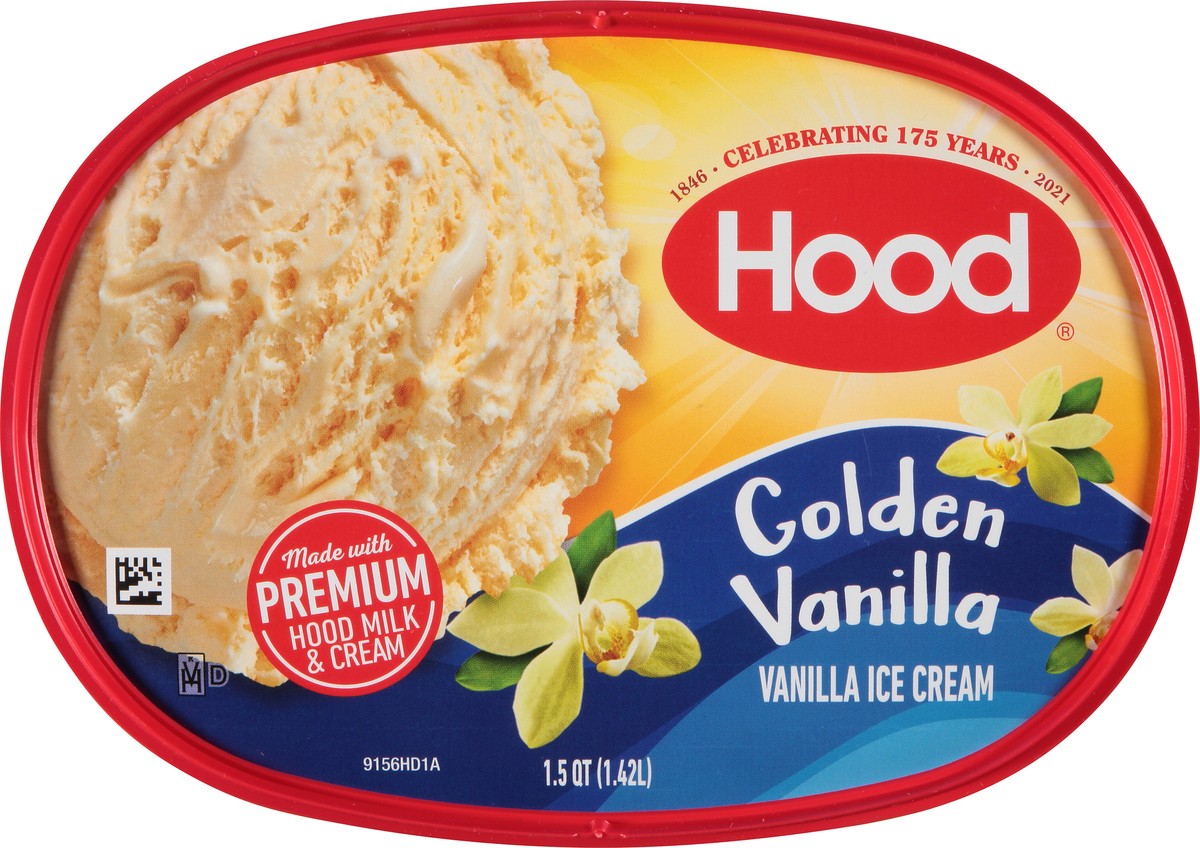 slide 3 of 11, Hood Golden Vanilla Ice Cream, 1.5 Quarts, 1.5 qt