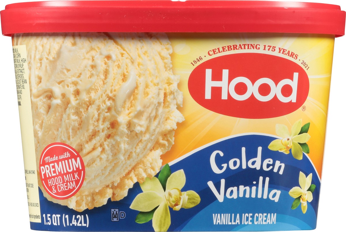 slide 11 of 11, Hood Golden Vanilla Ice Cream, 1.5 Quarts, 1.5 qt