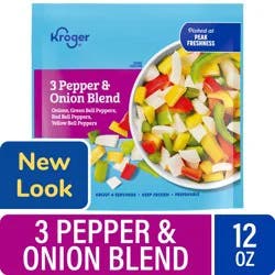 Kroger Recipe Beginnings Frozen 3 Pepper & Onion Blend