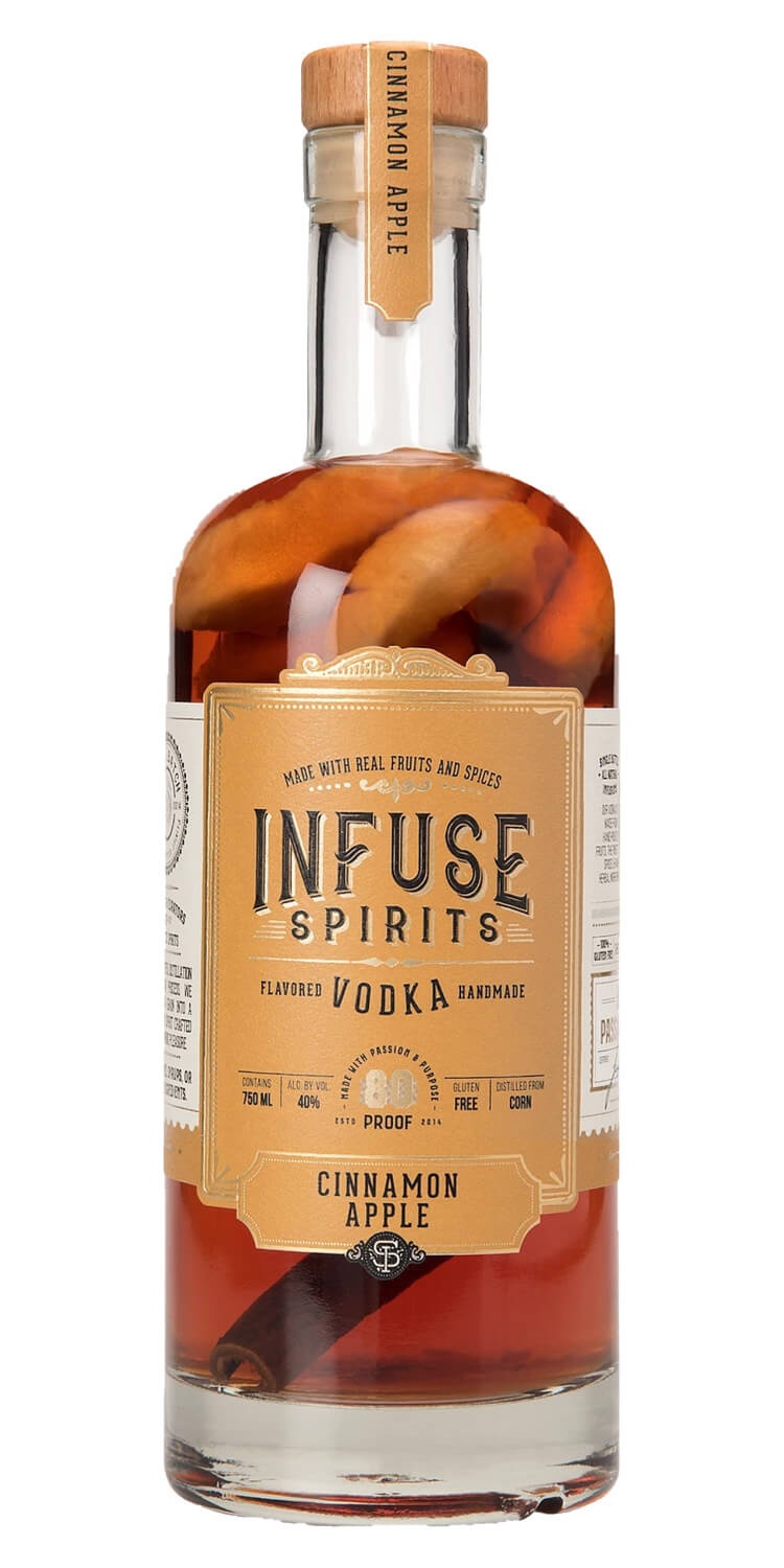 slide 1 of 1, Infuse Spirits Cinnamon Apple Vodka, 750 ml