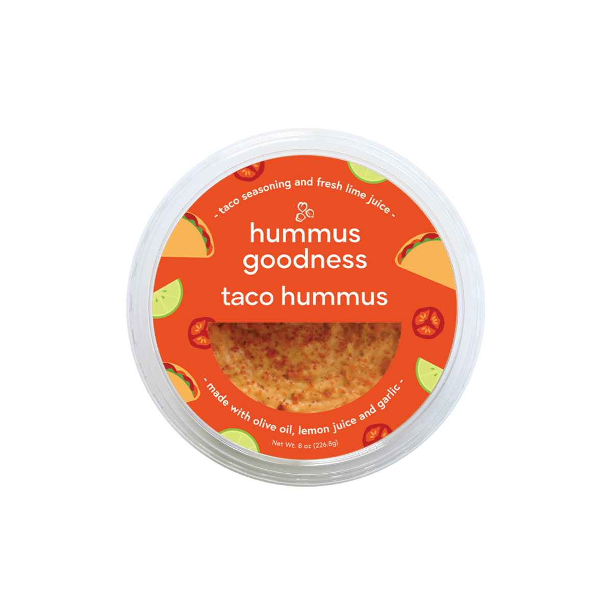 slide 1 of 4, Hummus Goodness Taco Hummus 8Oz, 8 oz