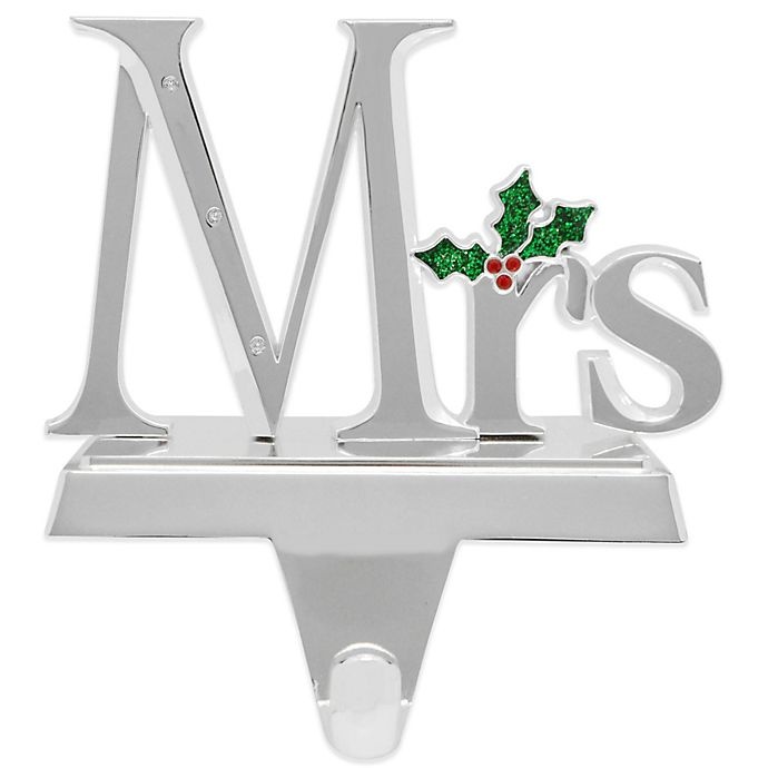 slide 1 of 1, Winter Wonderland Crystals from Swarovski Harvey Lewis Mrs. Stocking Hanger, 1 ct