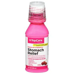 TopCare Health Regular Strength Cherry Flavor Stomach Relief 8 fl oz