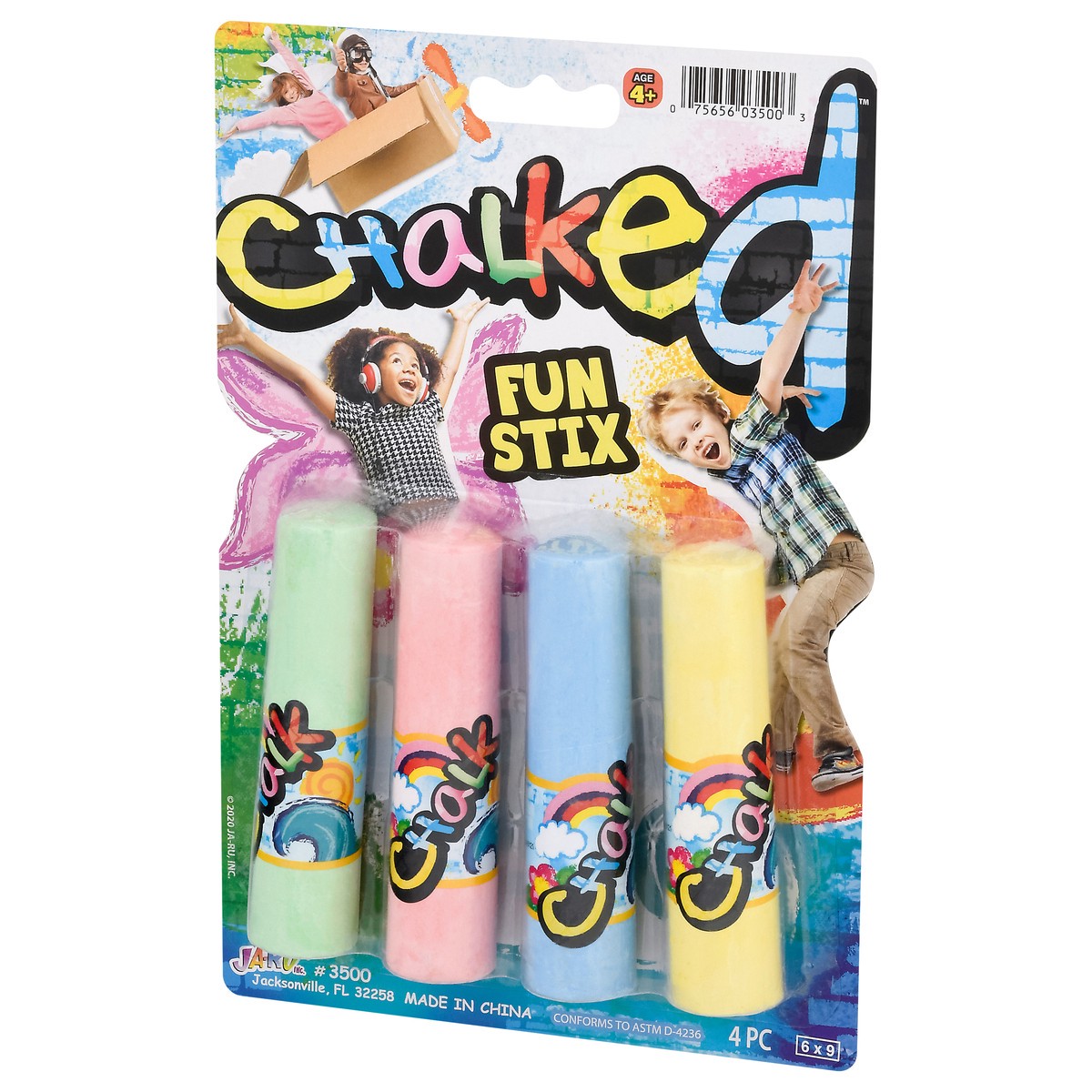 slide 2 of 8, Ja-Ru Jaru Sidewalk Chalk, 1 ct