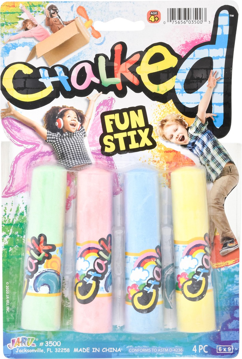 slide 4 of 8, Ja-Ru Jaru Sidewalk Chalk, 1 ct