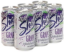 slide 1 of 1, Shasta Diet Grape Pop, 12 oz