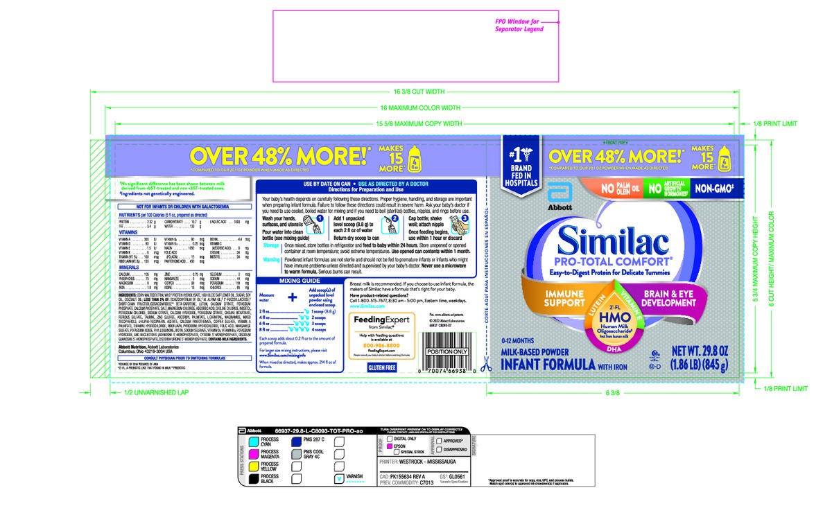 slide 4 of 9, Similac Pro-Total Comfort Infant Formula Powder 1-29.8 oz Can, 29.8 oz