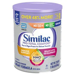Similac Pro-Total Comfort Infant Formula Powder 1-29.8 oz Can