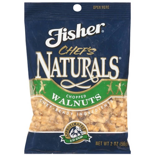slide 1 of 1, Fisher Chefs Natural Chopped Walnuts, 24 oz