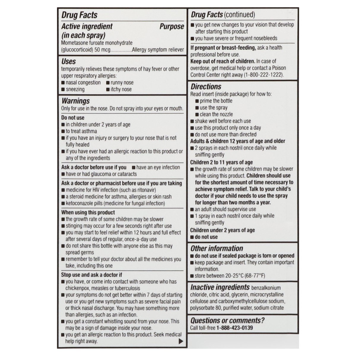 slide 10 of 16, TopCare Health 50 mcg Full Prescription Strength Non-Drowsy Allergy Spray 1 ea, 1 ct