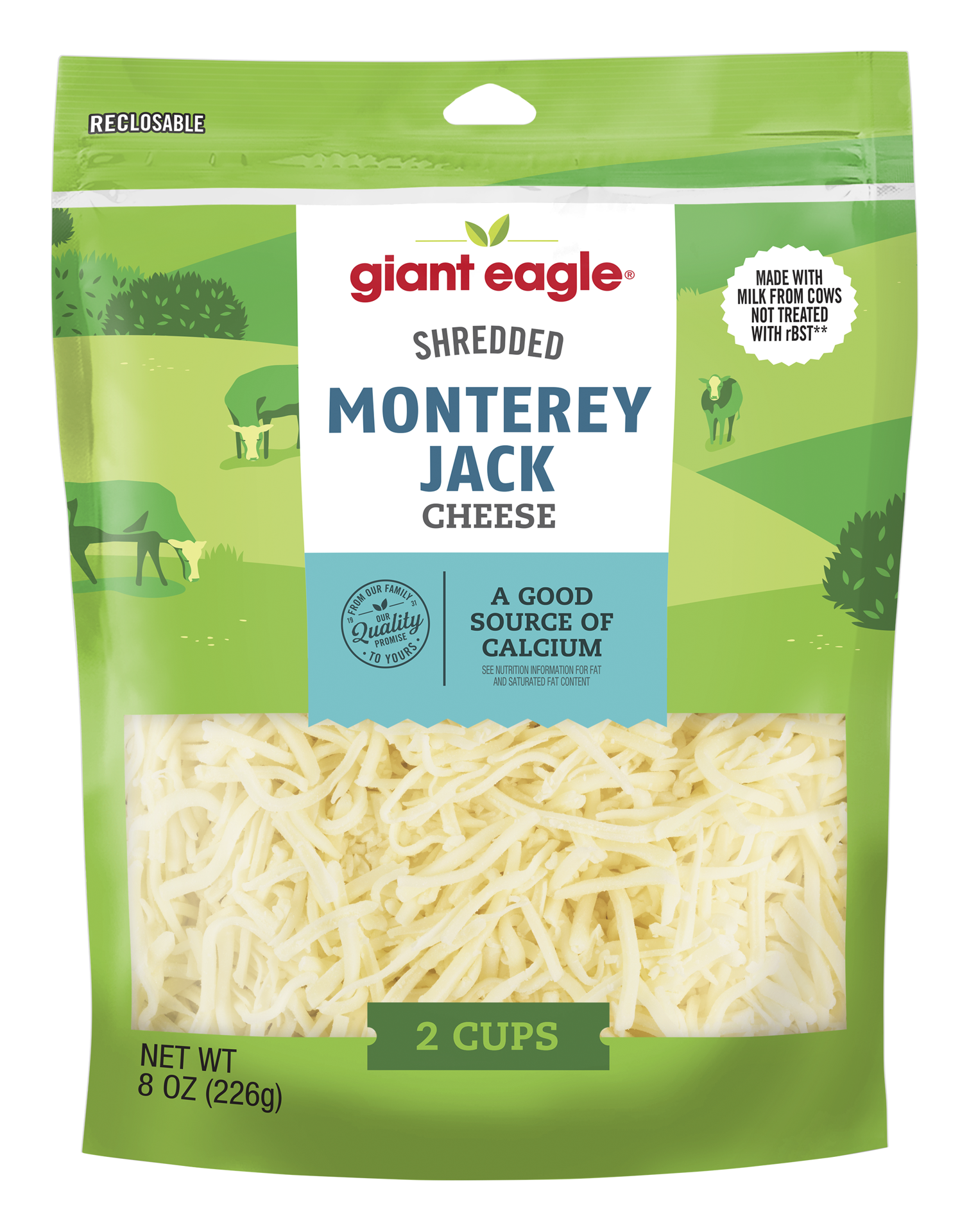 slide 1 of 1, GE Monterey Jack Shrdd Cheese, 8 oz