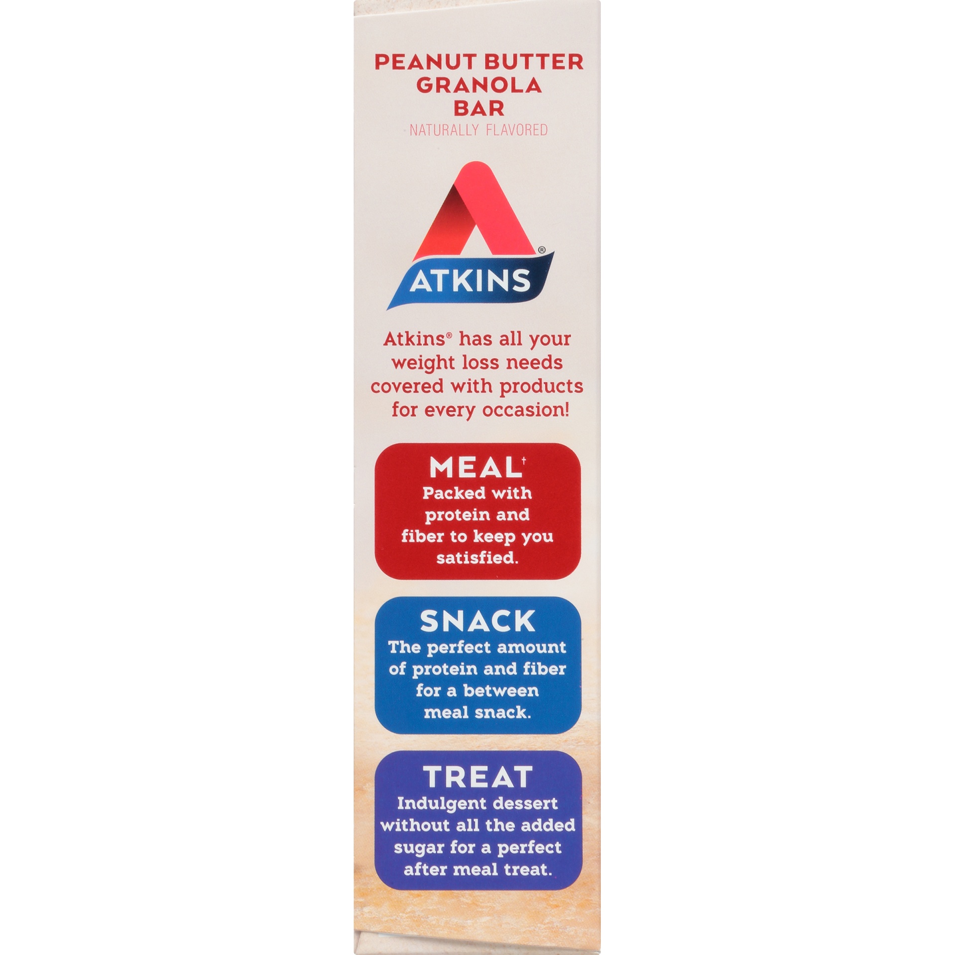 slide 4 of 8, Atkins Advantage Peanut Butter Granola Bars, 5 ct; 1.69 oz