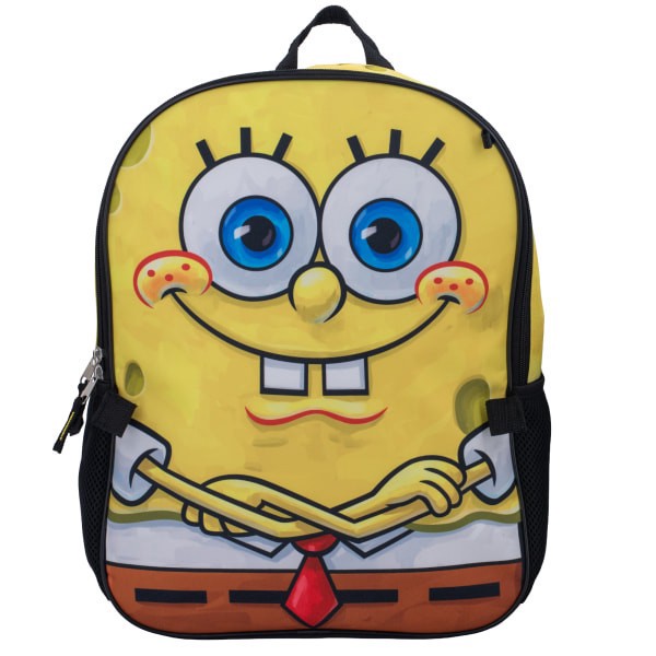 slide 4 of 4, Accessory Innovations Sponge Bob 5-Piece Backpack Set, Yellow, 1 ct
