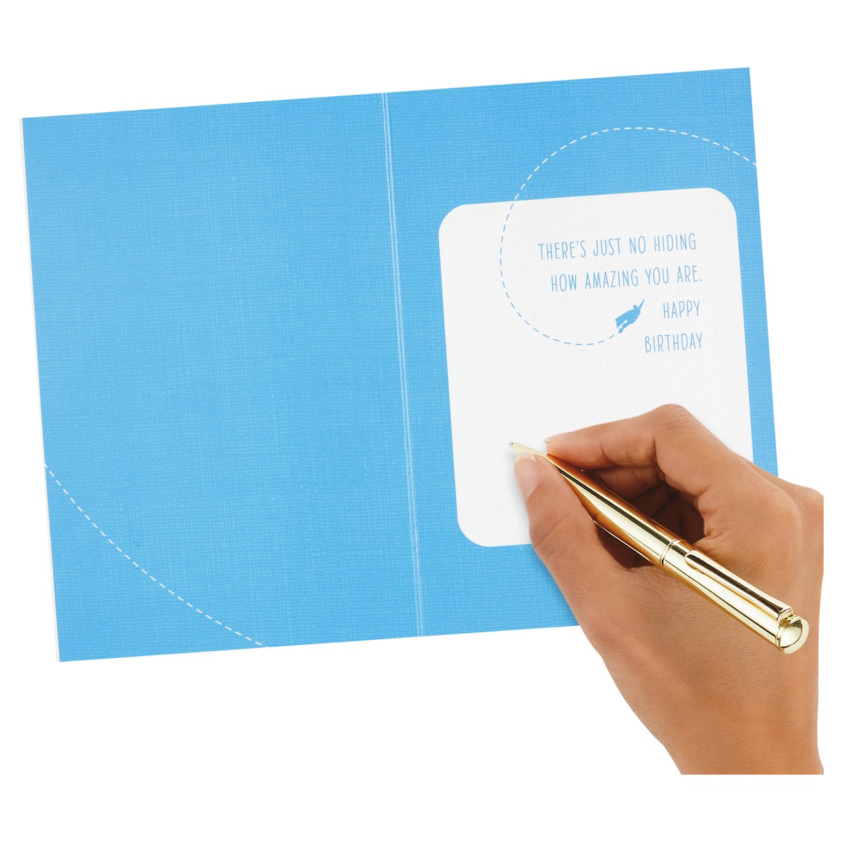 slide 6 of 8, Hallmark Signature Birthday Card for Him (Superman Silhouette), 1 ct