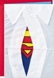 Hallmark Signature Birthday Card for Him (Superman Silhouette)