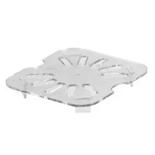 Cambro Food Pan Drain Shelf Clear Sixth Size