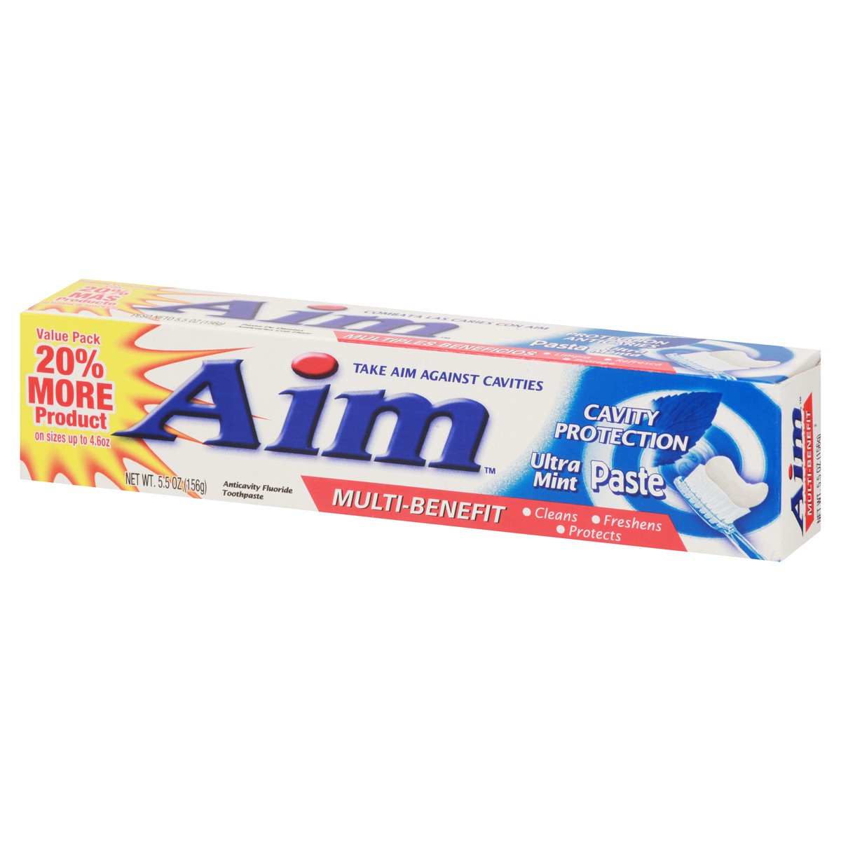 slide 3 of 9, Aim Cavity Protection Fluoride Toothpaste, 5.5 OZ, 5.5 oz