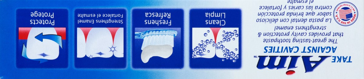 slide 9 of 9, Aim Cavity Protection Fluoride Toothpaste, 5.5 OZ, 5.5 oz