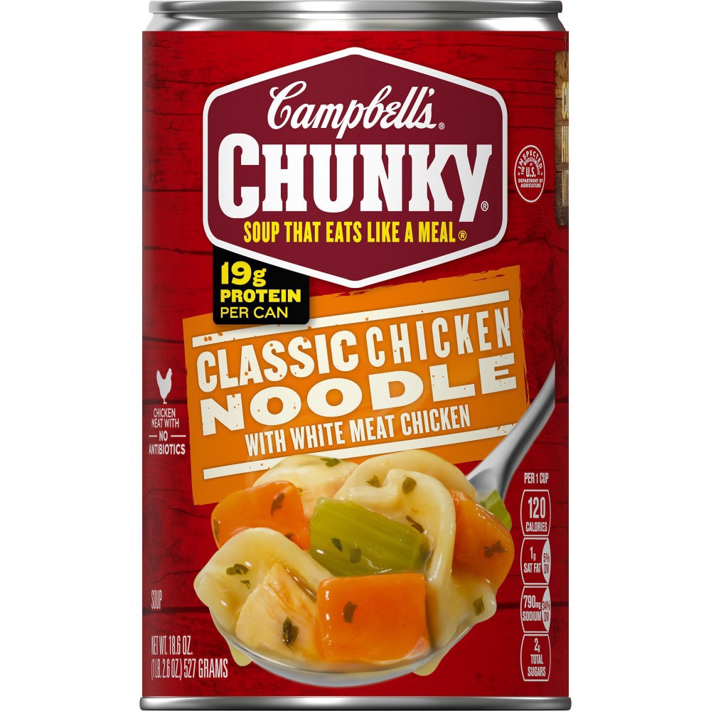 slide 6 of 6, Campbell's Chicken Noodle Soup, 18.6 oz