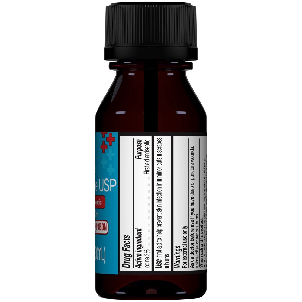 slide 3 of 3, Kroger Iodine Tincture Usp First Aid Antiseptic, 1 fl oz