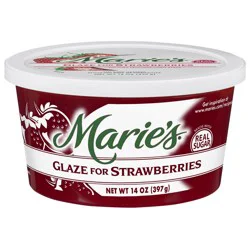 Marie's Strawberry Glaze 14 oz Tub