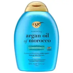 OGX Renewing + Argan Oil of Morocco Conditioner, Repair Conditioner & Argan Oil Helps Strengthen & Repair Dry, Damaged Hair, Paraben-Free, Sulfate-Free Surfactants, 13 fl. oz