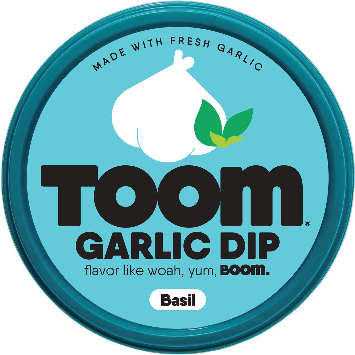 slide 1 of 9, TOOM Basil Garlic Dip, 8 oz