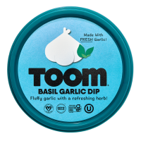 slide 2 of 9, TOOM Basil Garlic Dip, 8 oz