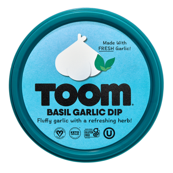 slide 8 of 9, TOOM Basil Garlic Dip, 8 oz