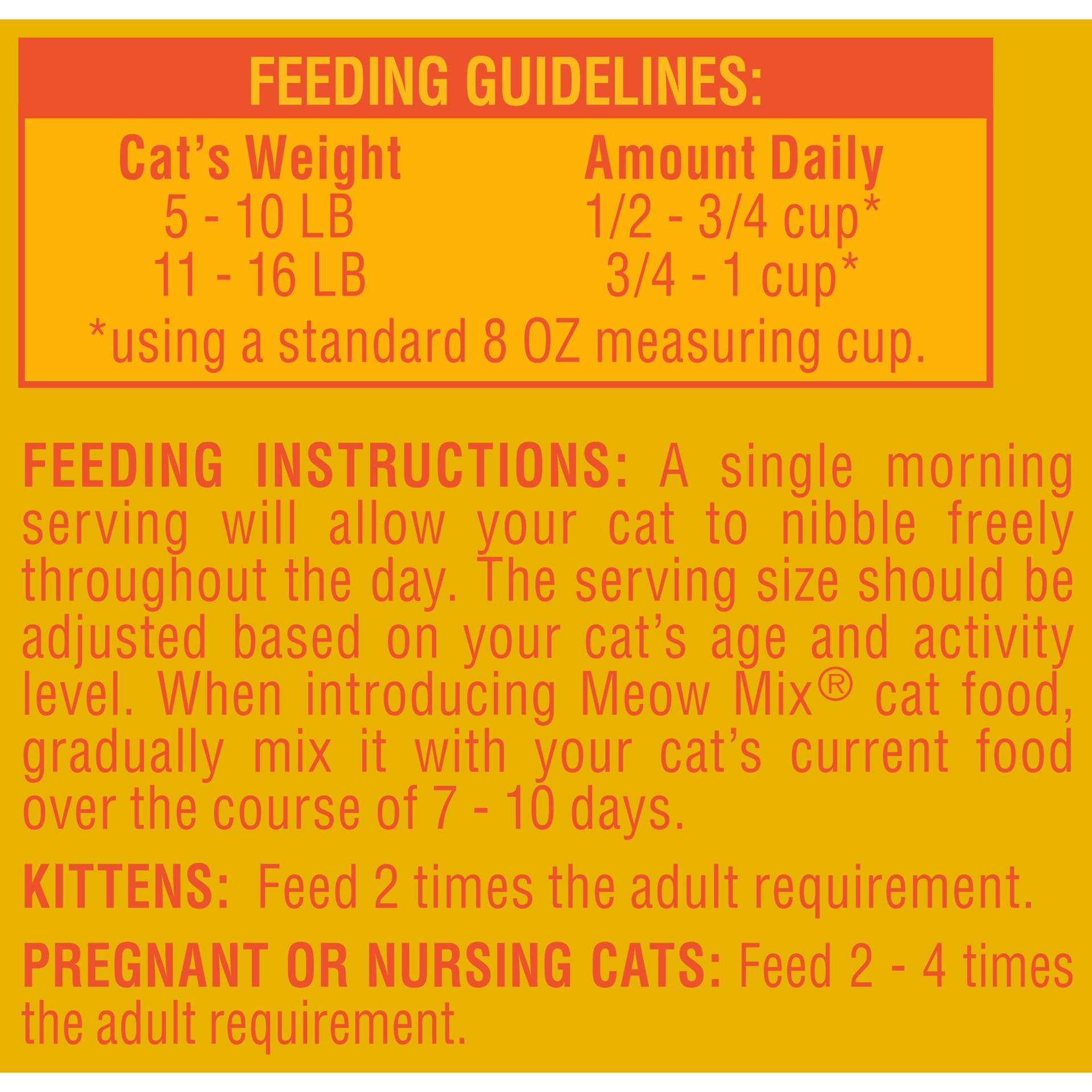 slide 4 of 5, Meow Mix Original Choice Dry Cat Food, 50.4 oz