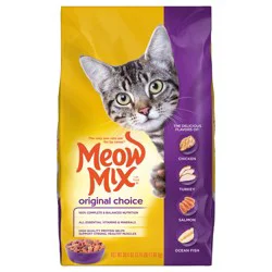 Meow Mix Original Choice Dry Cat Food, 3.15lb bag